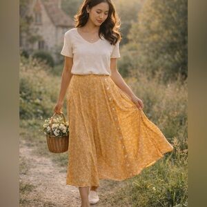 VTG April Cornell Skirt Small